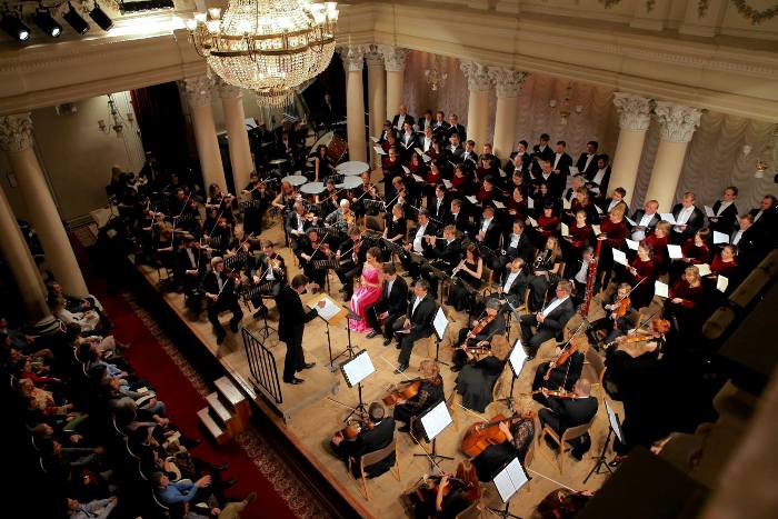 Академічний хор ім. Майбороди Національної радіокомпанії України; Заслужений академічний симфонічний оркестр Національної радіокомпанії України. Фото Юрія ПРИЯЦЕЛЮКА Академічний хор ім. Майбороди Національної радіокомпанії України; Заслужений академічний симфонічний оркестр Національної радіокомпанії України. Фото Юрія ПРИЯЦЕЛЮКА